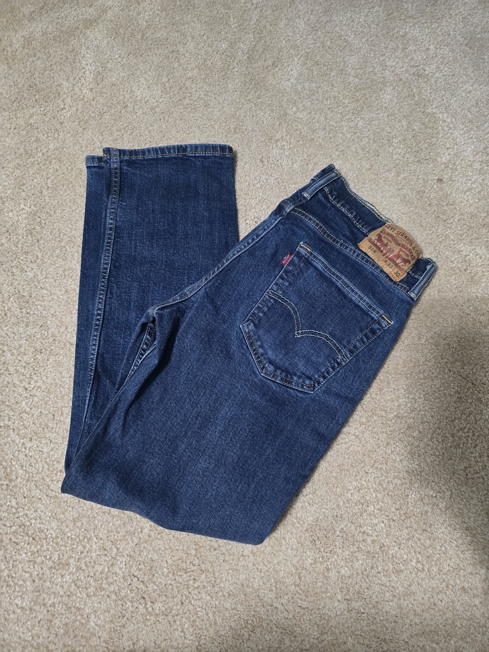 Levi's 514 Straight Fit Jeans Men's 33x30 Medium Wash